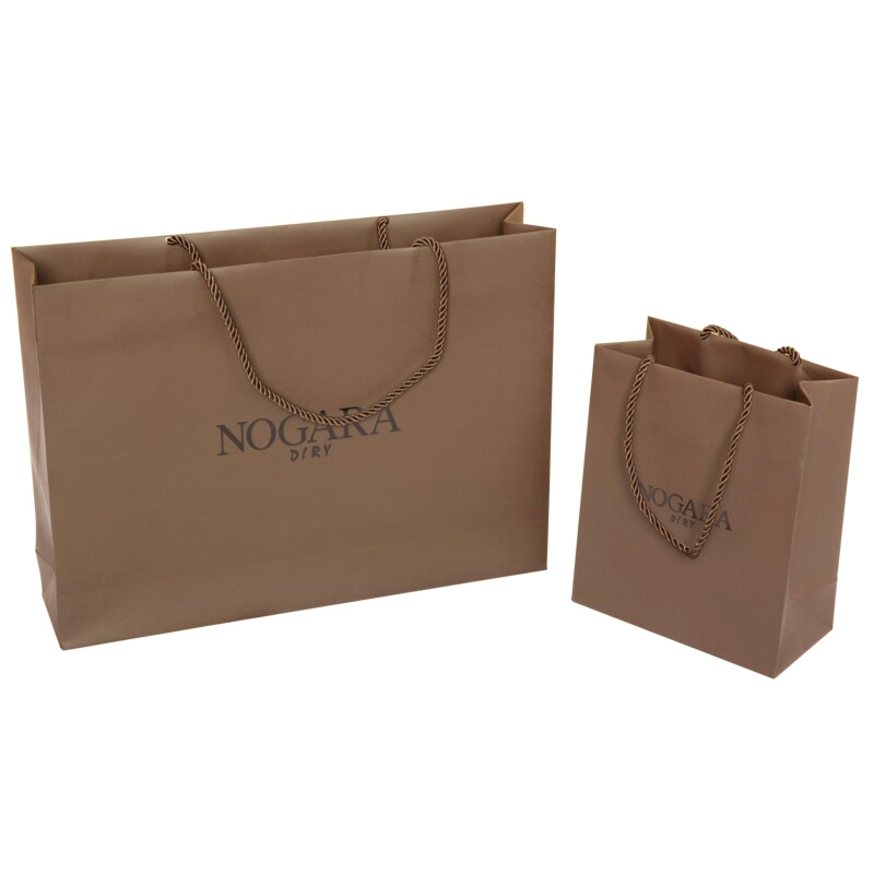 Bespoke luxury paper bags custom logo with full colour print