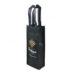 Promotional Reusable Wine Carry Bag Non Woven Fabric Wine Bottle Bag