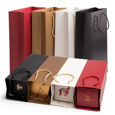 Luxury Famous Orange Color Shopping Paper Bag for Clothing - China Shopping  Paper Bags and Paper Bag price