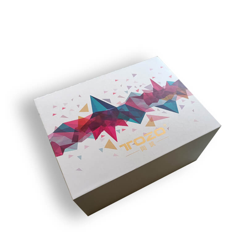 Custom logo gift box with lid for resin panel box