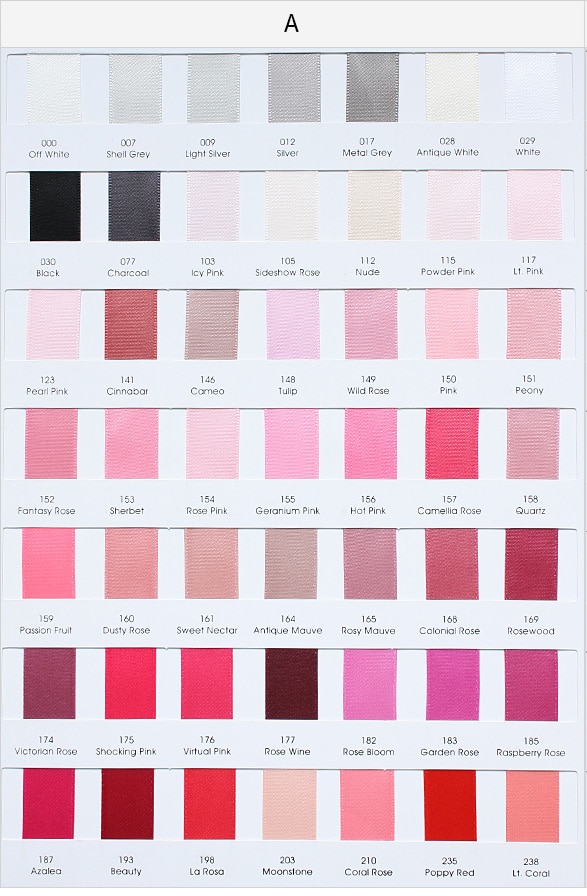 Ribbon color book