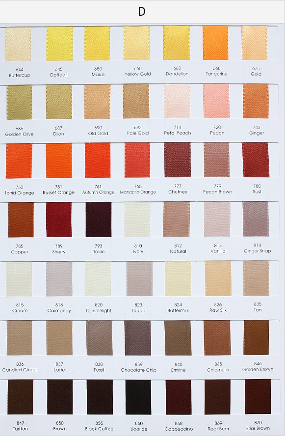 Ribbon color book