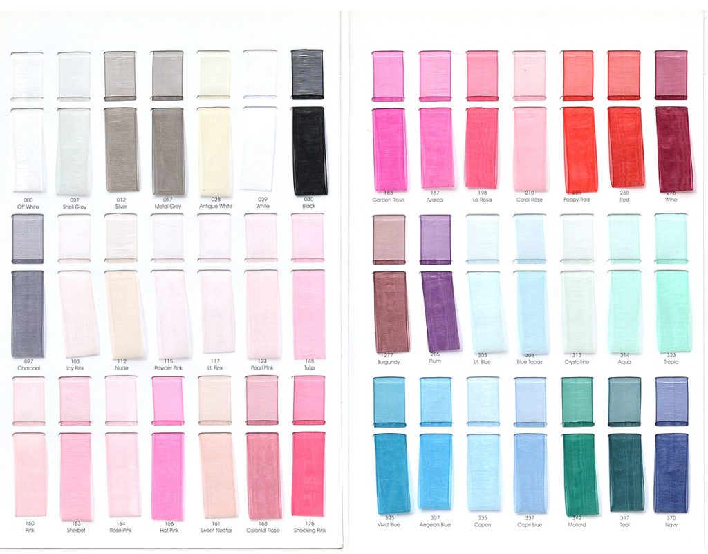 Ribbon color book